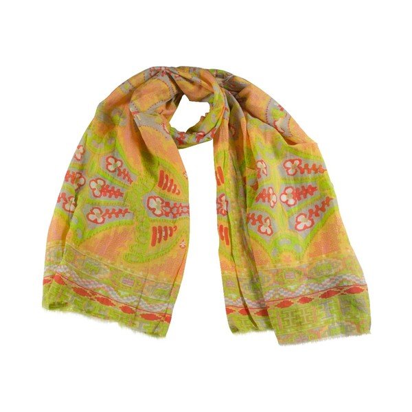 Eșarfă cu adaos de mătase Shirin Sehan - Gina Coral