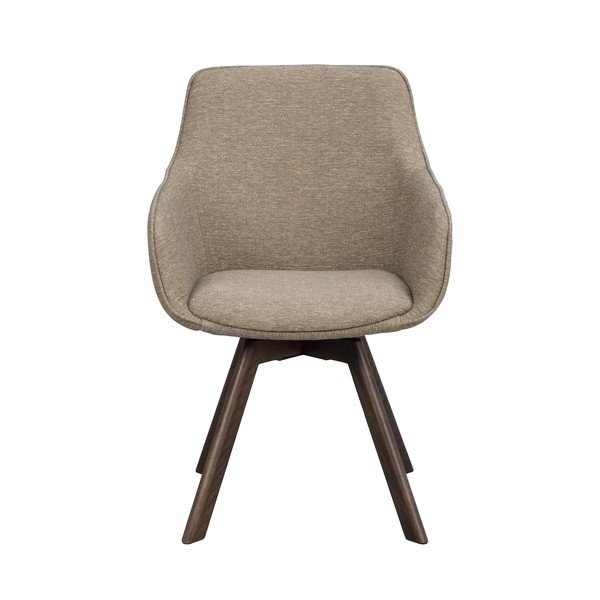 Set de scaune de sufragerie bej 2 buc. tapițat Alison – Rowico-image-1