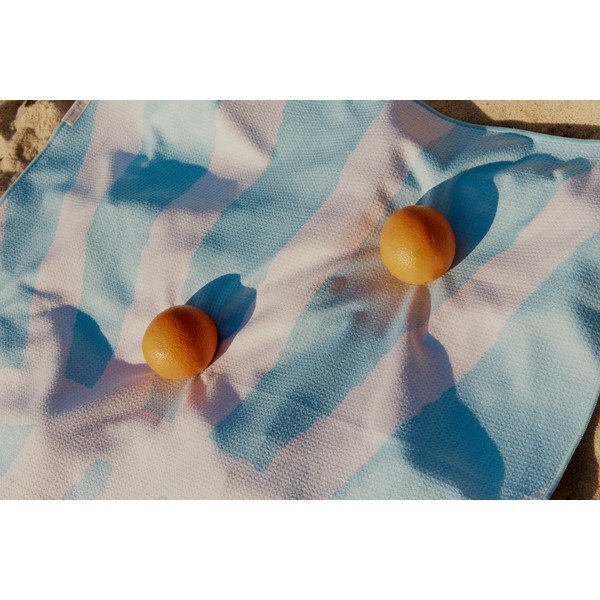 Prosop de plajă Sunnylife Sun Face, 175 x 90 cm, albastru-image-2