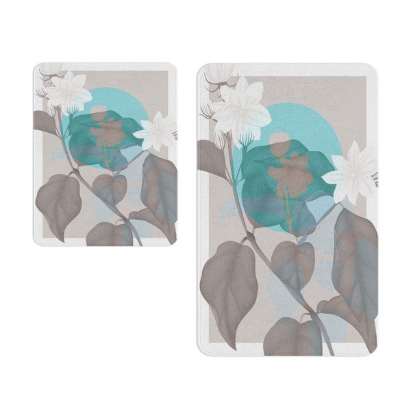 Set covorașe  de baie gri 2 buc.  – Oyo Concept