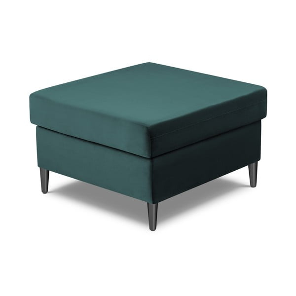 Taburet petrol cu tapițerie din catifea Kyoto – Cosmopolitan Design-image-2