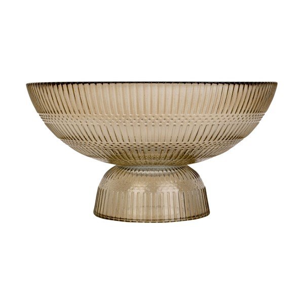 Bol din sticlă PT LIVING Posh, ø 25 cm, maro-image-4