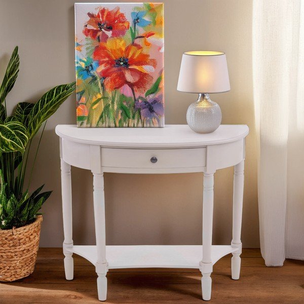 Masă consolă gri din lemn de pin 33x81 cm Heritage – Premier Housewares-image-2