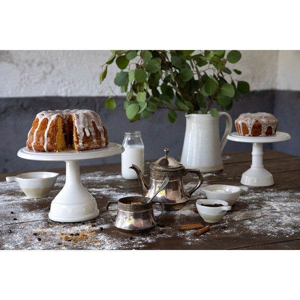 Suport tort din gresie Casafina Cook & Host, 26x18 cm, alb-image-2