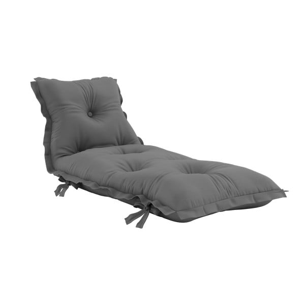 Futon variabil adecvat pentru exterior Karup Design OUT™ Sit&Sleep Dark Grey, gri închis