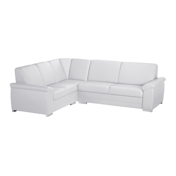 Canapea cu șezlong pe partea stângă Florenzzi Medium, alb