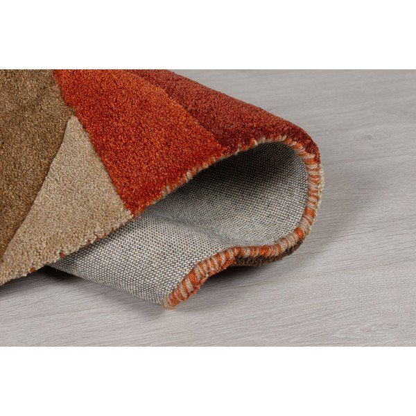 Covor Flair Rugs Splinter, ⌀ 135 cm, portocaliu-image-3