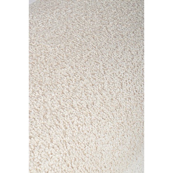 Bancă crem capitonată cu tapițerie din țesătură bouclé Dayla – Bizzotto-image-3