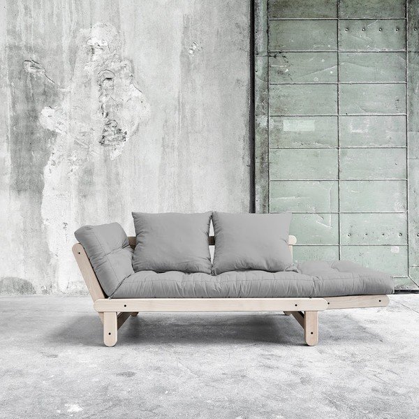 Canapea extensibilă Beat Beech/Gris-image-2