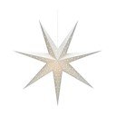 Decorațiune luminoasă argintie ø 75 cm  cu model de Crăciun Solvalla – Markslöjd