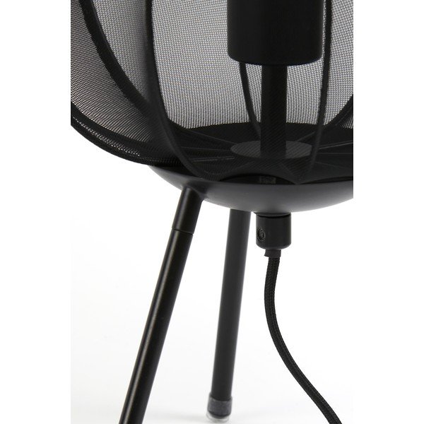 Veioză neagră (înălțime 45 cm) Plumeria – Light & Living-image-3