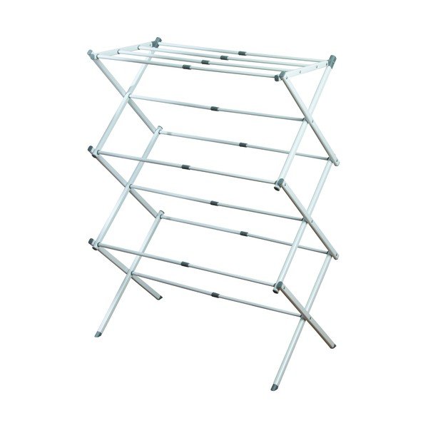 Uscător rufe cu 3 etaje iDesign Brezio, 75 x 38 cm, alb-image-2