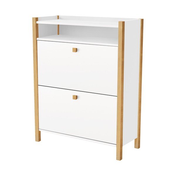Pantofar cu 2 uși Woodman Hannover, alb