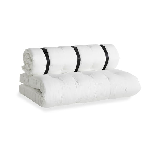 Canapea extensibilă adecvată pentru exterior Karup Design Design OUT™ Buckle Up White, alb