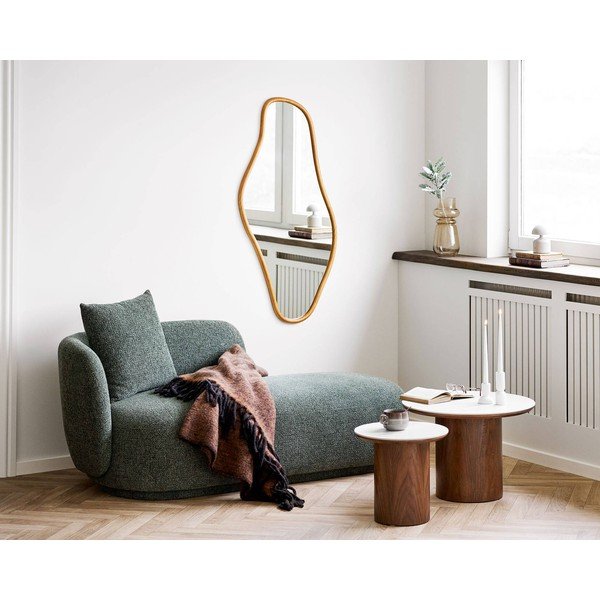 Măsuță auxiliară rotundă cu blat ceramic ø 40 cm Noli – House Nordic-image-3