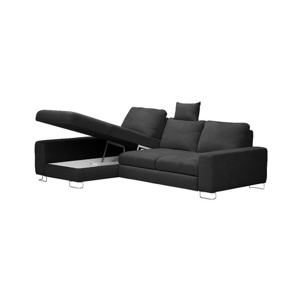 Canapea colţar Windsor & Co Sofas Alpha, partea stângă, gri închis-image-3