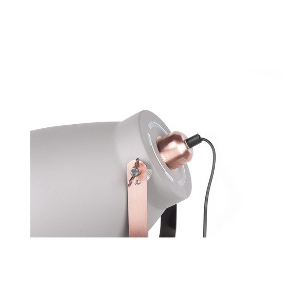 Lampadar Leitmotiv Mingle, gri cu detalii arămii-image-2