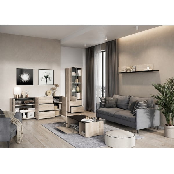 Măsuță de cafea în decor de stejar Cantoria - Germania-image-1