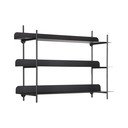 Raft negru etajat din metal 60 cm Riqueza Tres – PT LIVING