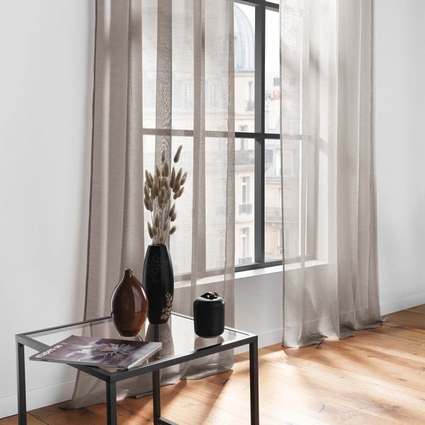 Perdea maro 140x240 cm Lissea – douceur d'intérieur-image-3