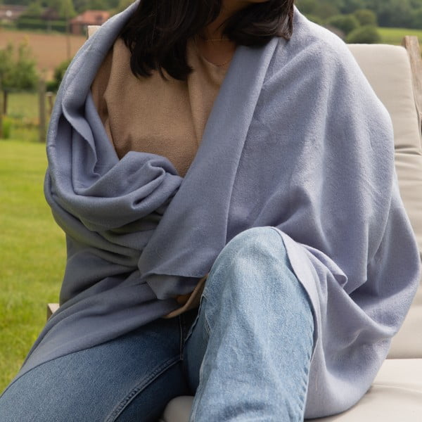 Pătură albastră din polar/fleece 130x160 cm Riso – Tiseco Home Studio-image-2