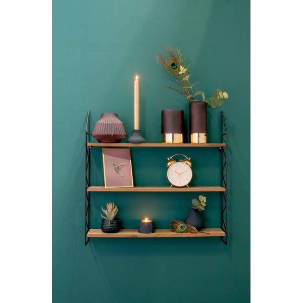 Vază PT LIVING Glamour, înălțime 15 cm, mov - auriu-image-1