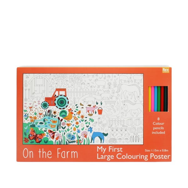 Cărți de colorat On the Farm – Rex London