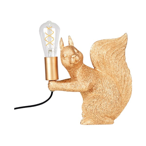 Veioză Globen Lighting Squirrel Piff, auriu