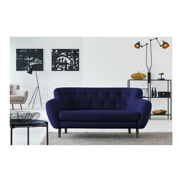 Canapea Cosmopolitan desing Hampstead, 162 cm, albastru închis-image-4