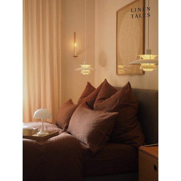 Față de pernă din in 50x70 cm Chocolate – Linen Tales-image-2