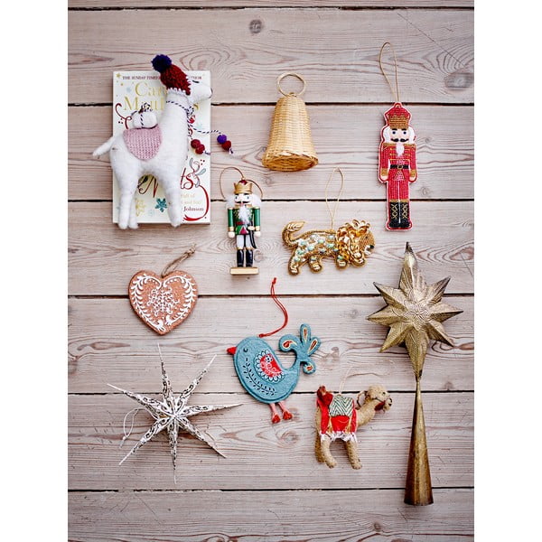 Ornamente de Crăciun 6 buc. din lemn 13 cm Nikita – Bloomingville-image-3