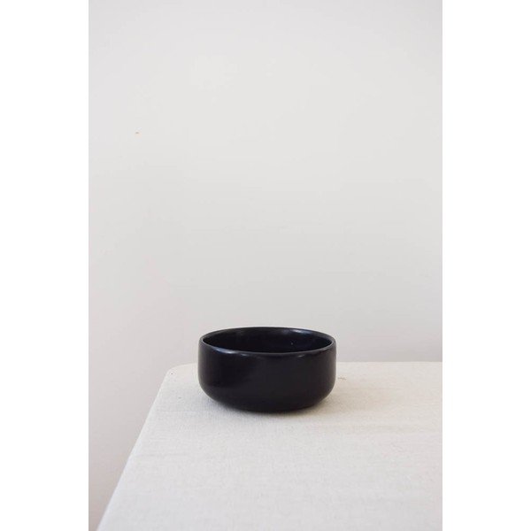 Bol din gresie ÅOOMI Luna, ø 15 cm, negru-image-1