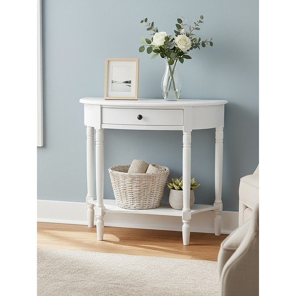 Masă consolă albă din lemn de pin 32x93 cm Heritage – Premier Housewares-image-3