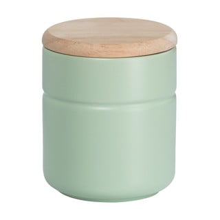 Recipient din porțelan cu capac din lemn Maxwell & Williams Tint 600 ml, verde