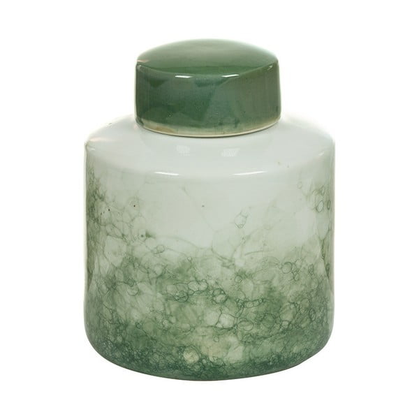 Recipient din ceramică Santiago Pons Havan, înălțime 22 cm, alb - verde