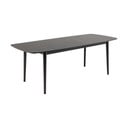 Masă de dining extensibilă cu blat cu aspect de lemn de stejar 90x219 cm Montreux – Actona