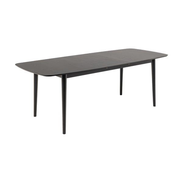 Masă de dining extensibilă cu blat cu aspect de lemn de stejar 90x219 cm Montreux – Actona