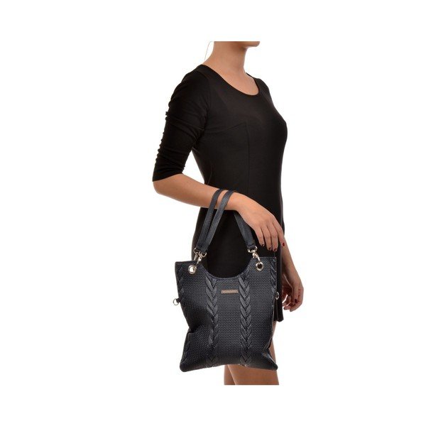 Poșetă din piele Mangotti Elsa, albastru-image-4