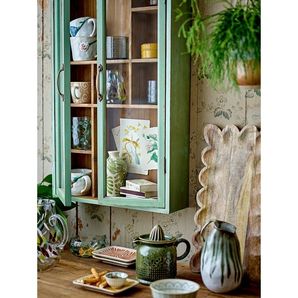 Vitrină verde din lemn de brad 50x80x13,5 cm Hazem – Bloomingville-image-3