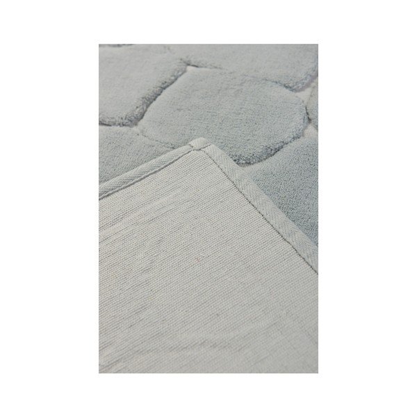 Set 2 covorașe din bumbac pentru baie Confetti Bathmats Parma Grey, gri-image-1
