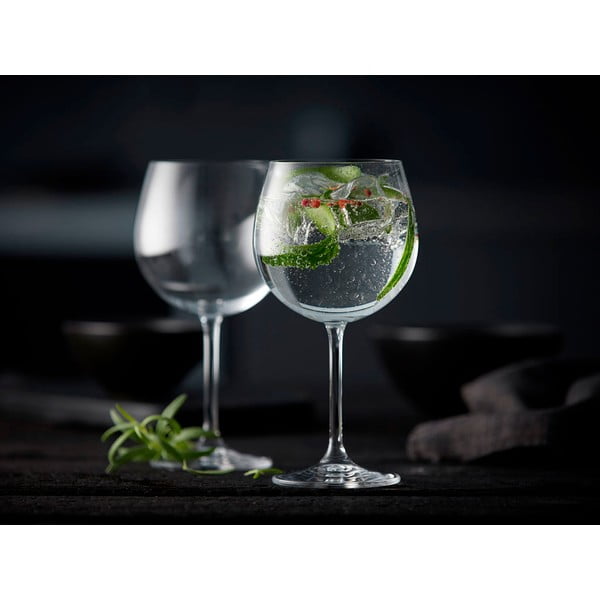 Set 4 pahare pentru gin & tonic Lyngby Glas Juvel, 570 ml-image-3