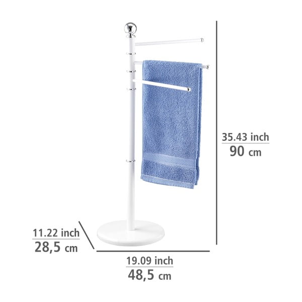 Suport pentru prosoape Wenko Exclusive, alb-image-2