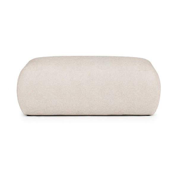 Taburet crem cu tapițerie din țesătură bouclé Mirel – Rodier