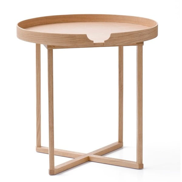 Măsuță auxiliară din lemn cu blat detașabil Wireworks Damieh, 45 x 45 cm-image-2