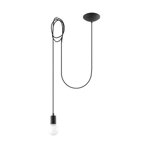 Lustră neagră Spider – Sollux