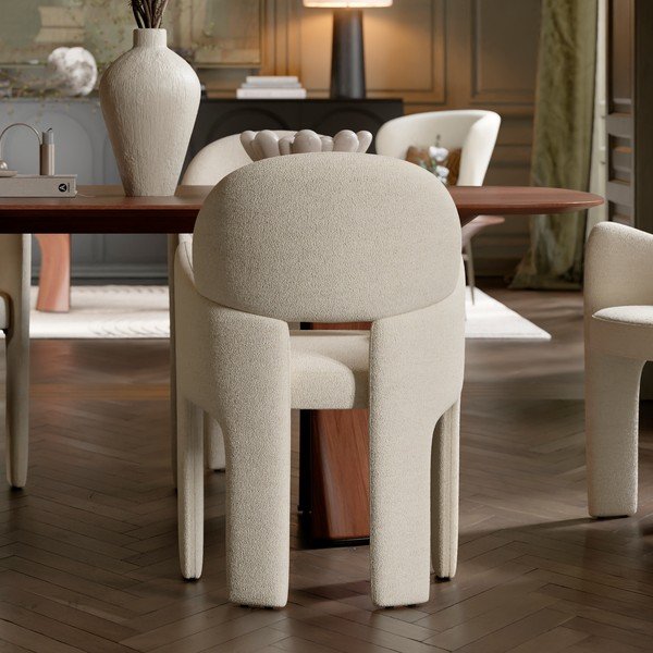 Scaun de living bej cu cotiere Aole – DAN-FORM Denmark-image-2