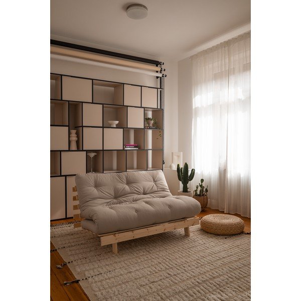 Canapea extensibilă gri 140 cm Roots - Karup Design-image-1