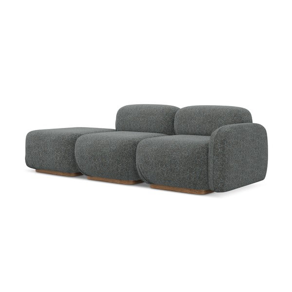 Șezlong modular gri (cu colț pe partea dreaptă) Ailani – Makamii-image-2
