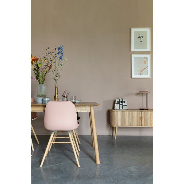 Scaune de dining roz-deschis 2 buc. Albert – Zuiver-image-1