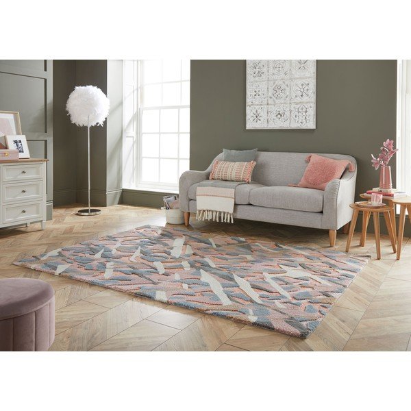 Covor Flair Rugs Bark, 160x230 cm, gri-roz-image-4